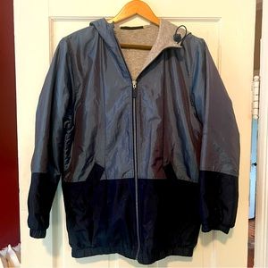 VINTAGE Reversible Rain Jacket/Hoodie in Size Small